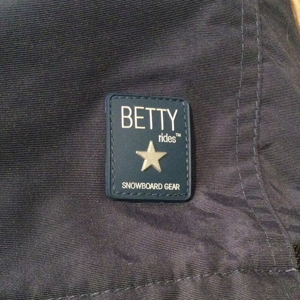 Betty Rides Snowboard blue pants Woman’s Medium - Picture 2 of 4